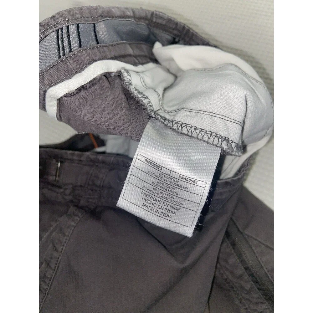 Vintage Y2K Nike Cargo Shorts Mens 36 Large Gray Baggy Silver Tag Outdoor Gorp